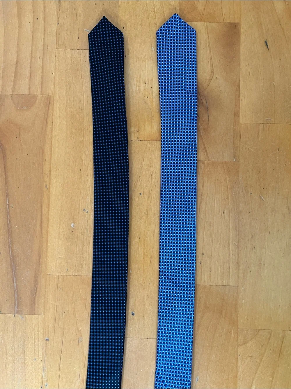 Mens Tie Lot Nautica Croft & Barrow Blue Black Geometric Dress Neckties